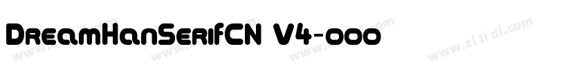 DreamHanSerifCN V4字体转换